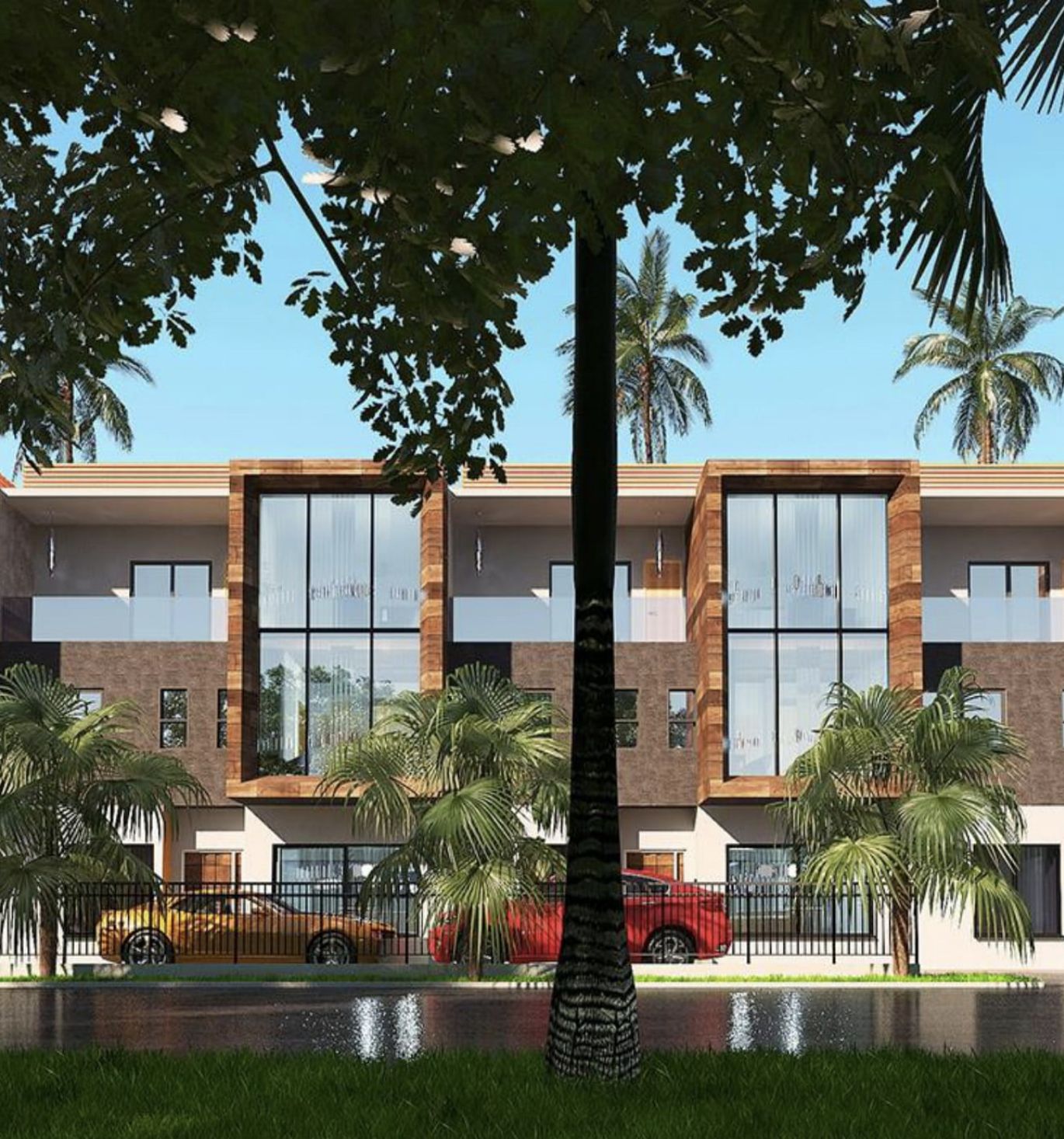 Court home elevation